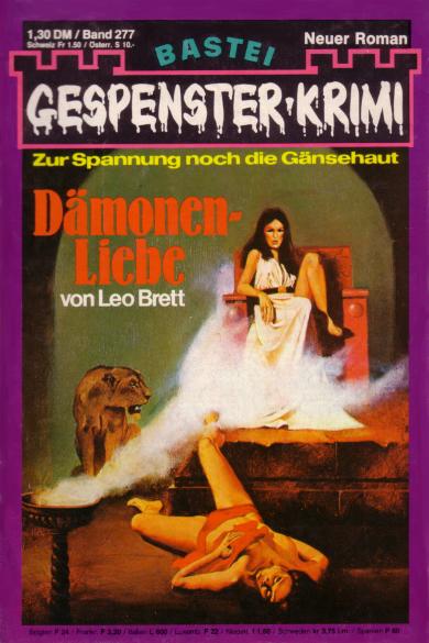 Gespenster-Krimi Nr. 277: D&auml;monen-Liebe