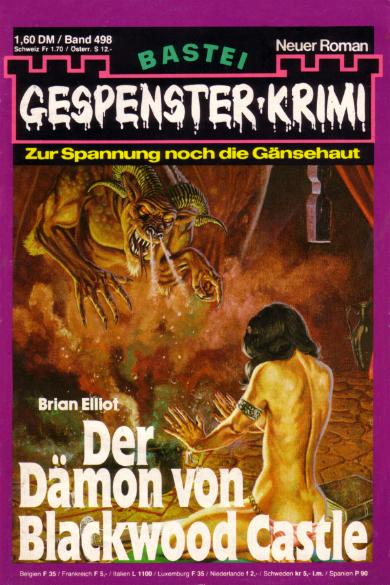 Gespenster-Krimi Nr. 498: Der D&auml;mon von Blackwood Castle