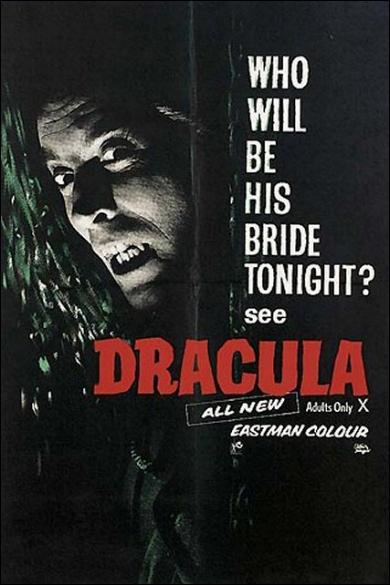 "Dracula" (britisches Filmplakat von 1958)