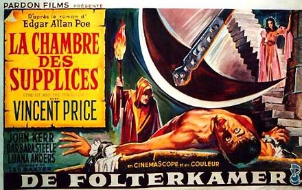 "Das Pendel des Todes" (Belgisches Filmcover)