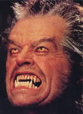 Jack Nicholson in "Wolf"