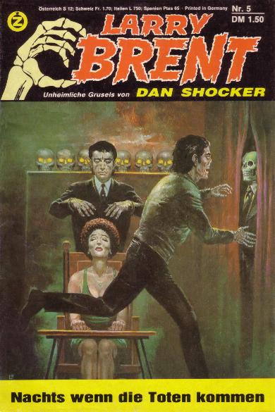 Larry Brent Nr. 5: Nachts, wenn die Toten kommen