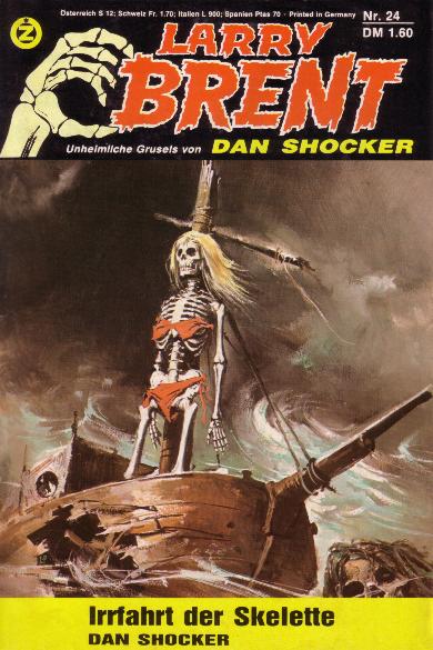 Larry Brent Nr. 24: Irrfahrt der Skelette
