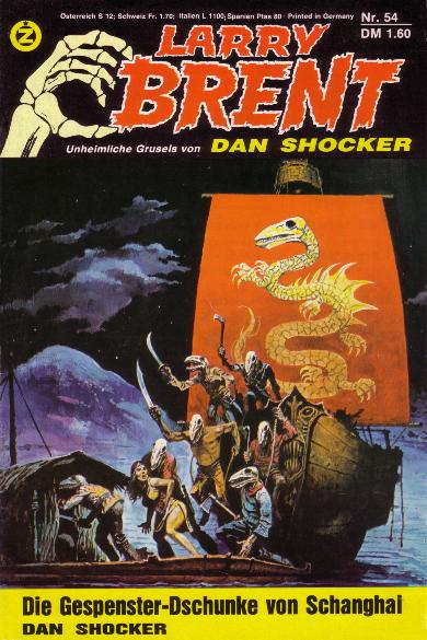 Larry Brent Nr. 54: Die Gespenster-Dschunke von Schanghai