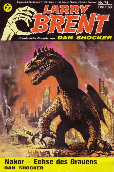 Larry Brent Nr. 74: Nakor - Echse des Grauens