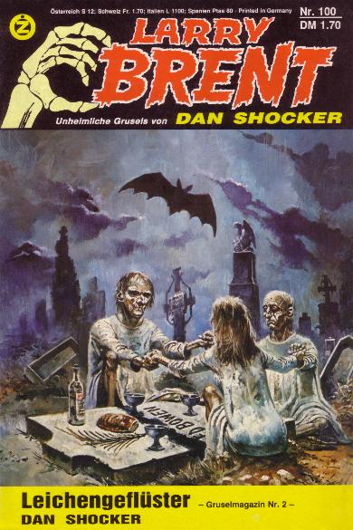 Larry Brent Nr. 100: Leichengefl&uuml;ster