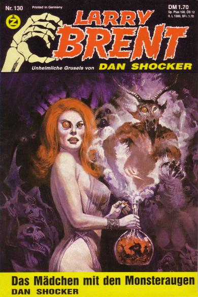 Larry Brent Nr. 130: Das Mädchen mit den Monsteraugen