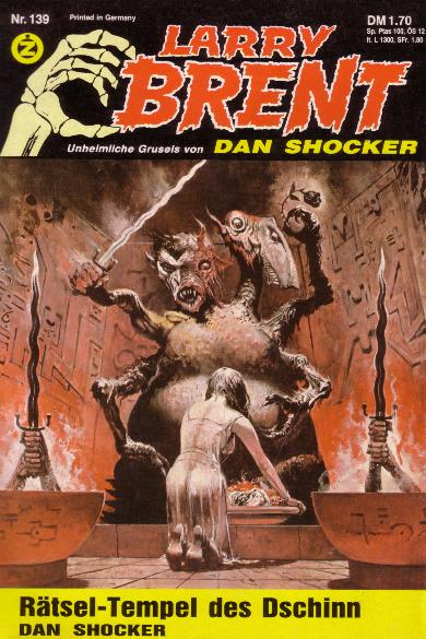 Larry Brent Nr. 139: Rätsel-Tempel des Dschinn