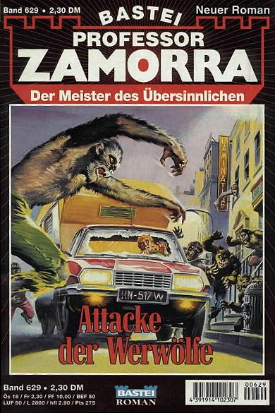 Professor Zamorra Nr. 629: Attacke der Werw&ouml;lfe