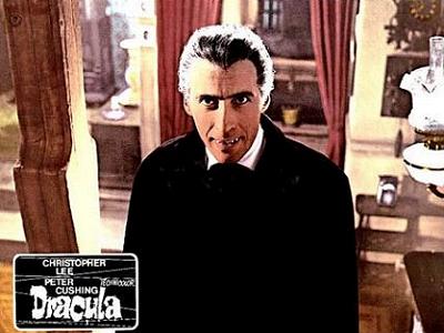 Christopher Lee in "Dracula" (Aushangbild)
