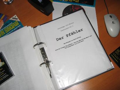 Der Schreibtisch des Regsseurs