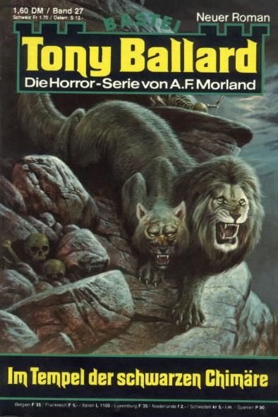 Tony Ballard Nr. 027: Im Tempel der schwarzen Chim&auml;re