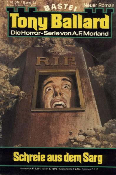 Tony Ballard Nr. 092: Schreie aus dem Sarg