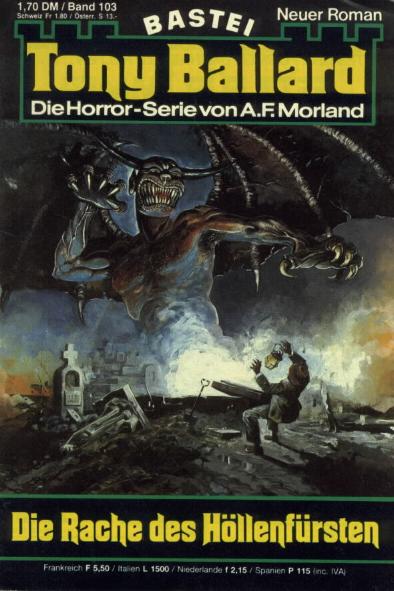Tony Ballard Nr. 103: Die Rache des H&ouml;llenf&uuml;rsten