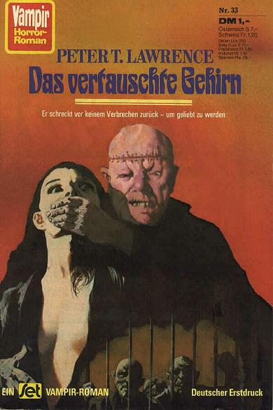 Vampir-Horror-Roman Nr. 33: Das vertauschte Gehirn