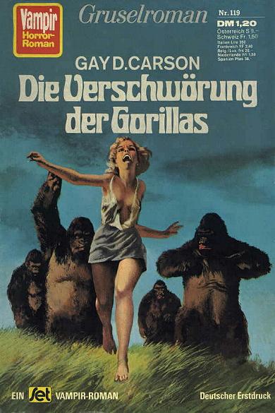Vampir-Horror-Roman Nr. 119: Die Verschw&ouml;rung der Gorillas