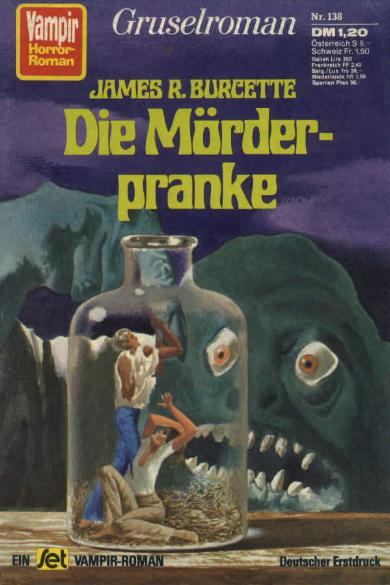 Vampir-Horror-Roman Nr. 138: Die M&ouml;rderpranke