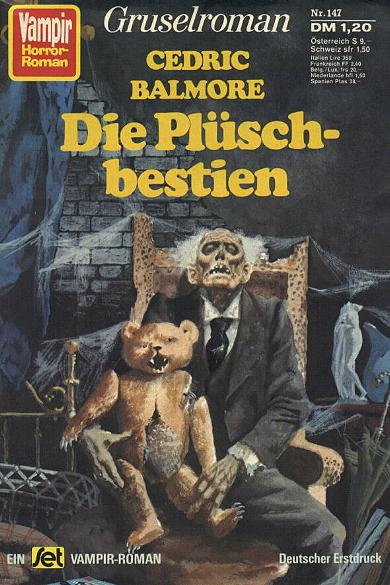 Vampir-Horror-Roman Nr. 147: Die Pl&uuml;schbestien
